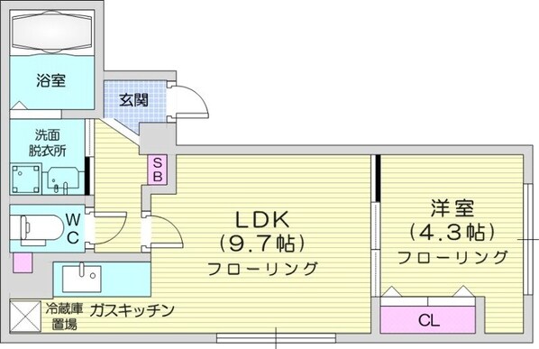 円山公園駅 徒歩15分 4階の物件間取画像